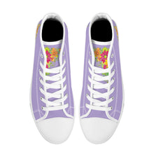 Load image into Gallery viewer, Ti Amo I love you - Exclusive Brand  - High-Top Canvas Shoes - White Soles
