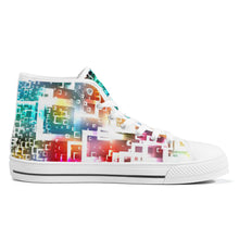 Load image into Gallery viewer, Ti Amo I love you  - Exclusive Brand  - High-Top Canvas Shoes - White Soles
