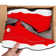 Load image into Gallery viewer, Ti Amo I love you  - Exclusive Brand  - Arsenal Red - Mens / Womens - Unisex Basketball Shoes - Black Laces
