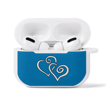 Load image into Gallery viewer, Ti Amo I love you - Exclusive Brand  - Lochmara  - Double White Heart - AirPods Pro Case Cover
