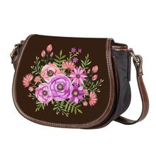 Load image into Gallery viewer, Ti Amo I love you - Exclusive Brand - Hickory - Floral Bouquet - Saddle Bag
