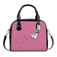 Load image into Gallery viewer, Ti Amo I love you  - Exclusive Brand  - Charm - Paper Airplane - Shoulder Handbag
