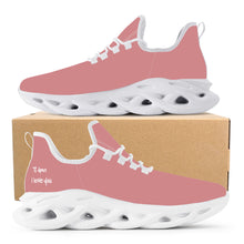 Load image into Gallery viewer, Ti Amo I love you - Exclusive Brand  - New York Pink - Mens / Womens - Flex Control Sneakers- White Soles
