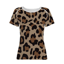 Load image into Gallery viewer, Ti Amo I love you - Exclusive Brand  - Arrowtown &amp; Spice Leopard - Women&#39;s T shirt
