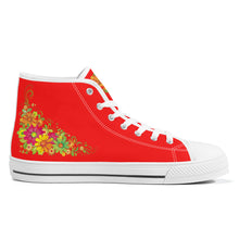 Load image into Gallery viewer, Ti Amo I love you - Exclusive Brand  - High-Top Canvas Shoes - White Soles
