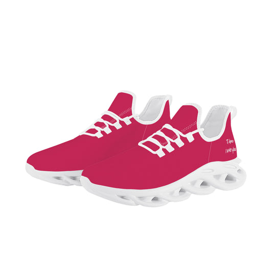 Ti Amo I love you - Exclusive Brand - Cerise Red 2 - Mens / Womens - Flex Control Sneakers- White Soles