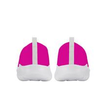 Load image into Gallery viewer, Ti Amo I love you - Exclusive Brand  - Hollywood Cerise - Double White Heart - Women&#39;s Casual Slip On Shoe
