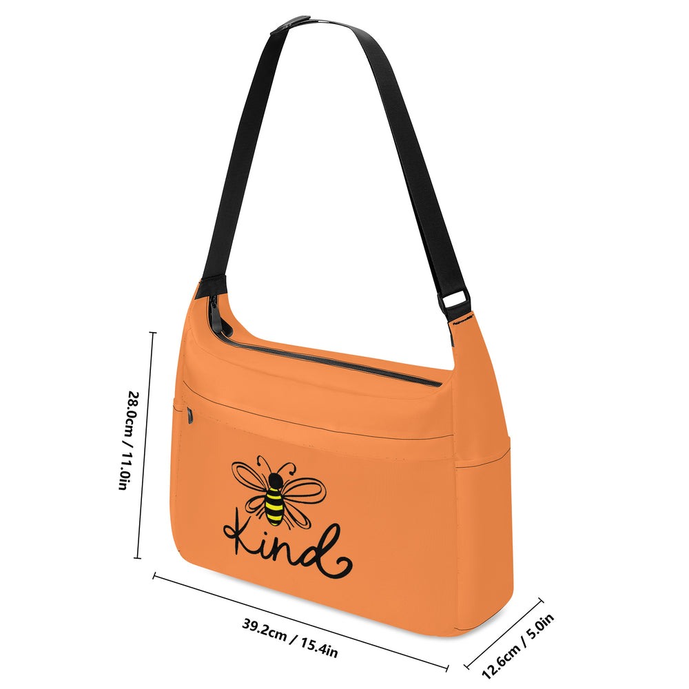 Ti Amo I love you - Exclusive Brand - Coral - Bee Kind - Journey Computer Shoulder Bag
