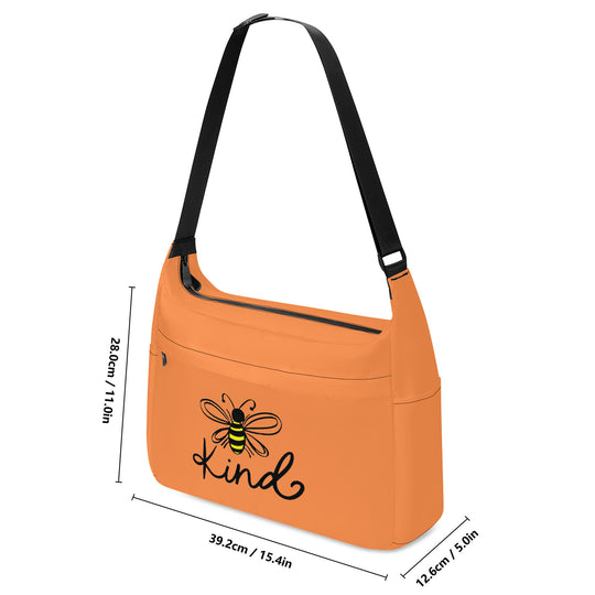 Ti Amo I love you - Exclusive Brand - Coral - Bee Kind - Journey Computer Shoulder Bag