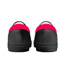 Load image into Gallery viewer, Ti Amo I love you - Exclusive Brand  - Frolly - Double Black Heart - Kids Slip-on shoes - Black Soles
