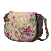 Load image into Gallery viewer, Ti Amo I love you - Exclusive Brand - Almond Floral Pattern - Saddle Bag
