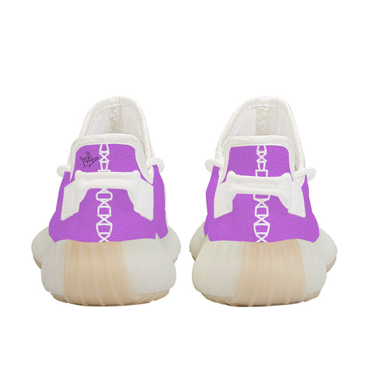 Ti Amo I love you - Exclusive Brand  - Lavender - Love Sign - Breathable Mesh Knit Sneaker - White Soles
