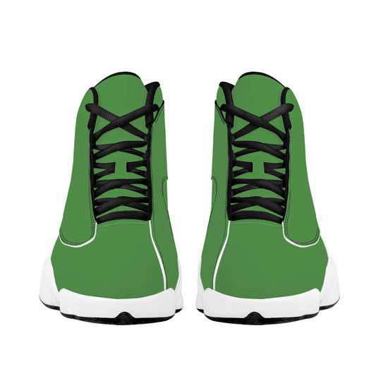 Ti Amo I love you  - Exclusive Brand  - Bamboo Green - Mens / Womens - Unisex Basketball Shoes - Black Laces