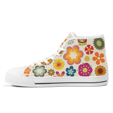 Load image into Gallery viewer, Ti Amo I love you - Exclusive Brand - High-Top Canvas Shoes - White Soles
