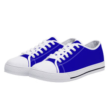 Load image into Gallery viewer, Ti Amo I love you - Exclusive Brand -  Low-Top Canvas Shoes With Customized Tongue - White
