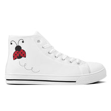 Load image into Gallery viewer, Ti Amo I love you - Exclusive Brand - High-Top Canvas Shoes - White Soles
