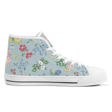 Load image into Gallery viewer, Ti Amo I love you - Exclusive Brand - High-Top Canvas Shoes - White Soles
