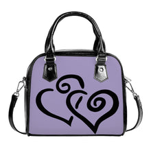 Load image into Gallery viewer, Ti Amo I love you - Exclusive Brand - Logan - Double Black Heart -  Shoulder Handbag
