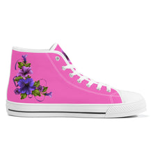 Load image into Gallery viewer, Ti Amo I love you- Exclusive Brand - High-Top Canvas Shoes - White Soles
