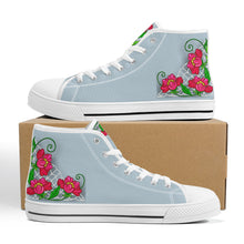 Load image into Gallery viewer, Ti Amo I love you - Exclusive Brand  - High-Top Canvas Shoes - White Soles
