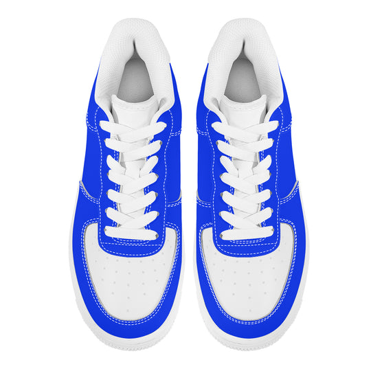 Ti Amo I love you - Exclusive Brand - Blue Blue Eyes - Low Top Unisex Sneakers -  Sizes: Big Kids 4.5-7 / Mens 4.5-14.5 / Womens 5.5-14
