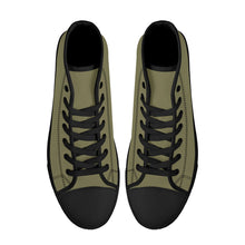 Load image into Gallery viewer, Ti Amo I love you - Exclusive Brand - High-Top Canvavs Shoes - Black Soles
