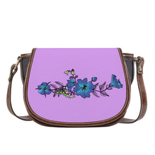 Load image into Gallery viewer, Ti Amo I love you - Exclusive Brand - Perfume - Blue Floral -  Saddle Bag
