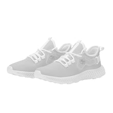 Load image into Gallery viewer, Ti Amo I love you - Exclusive Brand - Alto Gray - Double Heart - Womens Mesh Knit Shoes - White Soles
