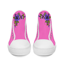 Load image into Gallery viewer, Ti Amo I love you- Exclusive Brand - High-Top Canvas Shoes - White Soles
