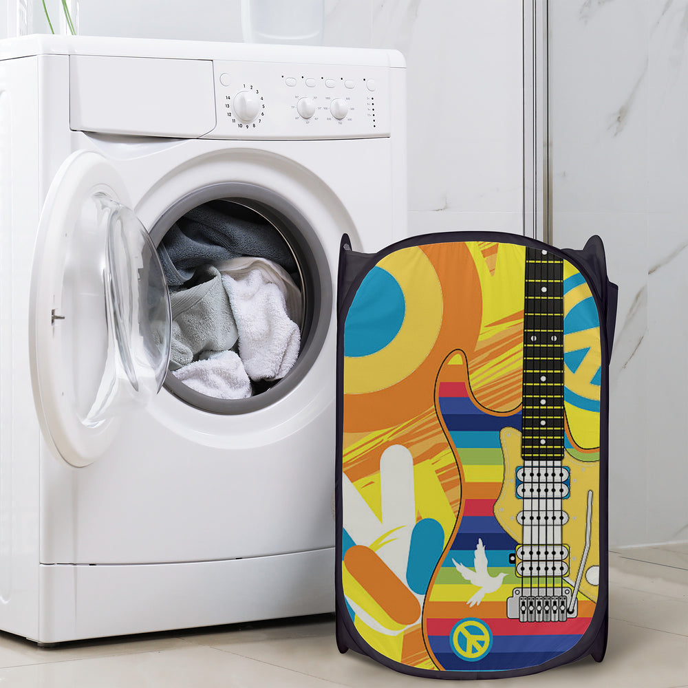 Ti Amo I love you - Exclusive Brand  - Laundry Hamper Black