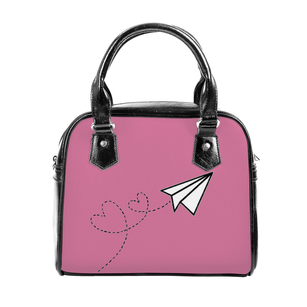 Ti Amo I love you  - Exclusive Brand  - Charm - Paper Airplane - Shoulder Handbag