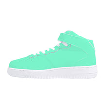 Load image into Gallery viewer, Ti Amo I love you - Exclusive Brand - Aquamarine - High Top Unisex Sneakers
