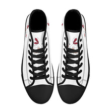 Load image into Gallery viewer, Ti Amo I love you - Exclusive Brand - High-Top Canvavs Shoes - Black Soles
