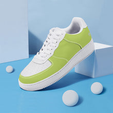 Load image into Gallery viewer, Ti Amo I love you - Exclusive Brand - Celery &amp; White - Low Top Unisex Sneakers
