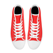 Load image into Gallery viewer, Ti Amo I love you - Exclusive Brand - High-Top Canvas Shoes - White Soles
