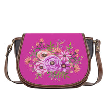 Load image into Gallery viewer, Ti Amo I love you - Exclusive Brand - Cerise - Saddle Bag
