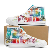 Load image into Gallery viewer, Ti Amo I love you  - Exclusive Brand  - High-Top Canvas Shoes - White Soles
