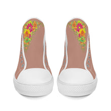 Load image into Gallery viewer, Ti Amo I love you  - Exclusive Brand - High-Top Canvas Shoes - White Soles
