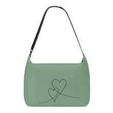 Load image into Gallery viewer, Ti Amo I love you - Exclusive Brand - Amulet - Double Script Heart - Journey Computer Shoulder Bag
