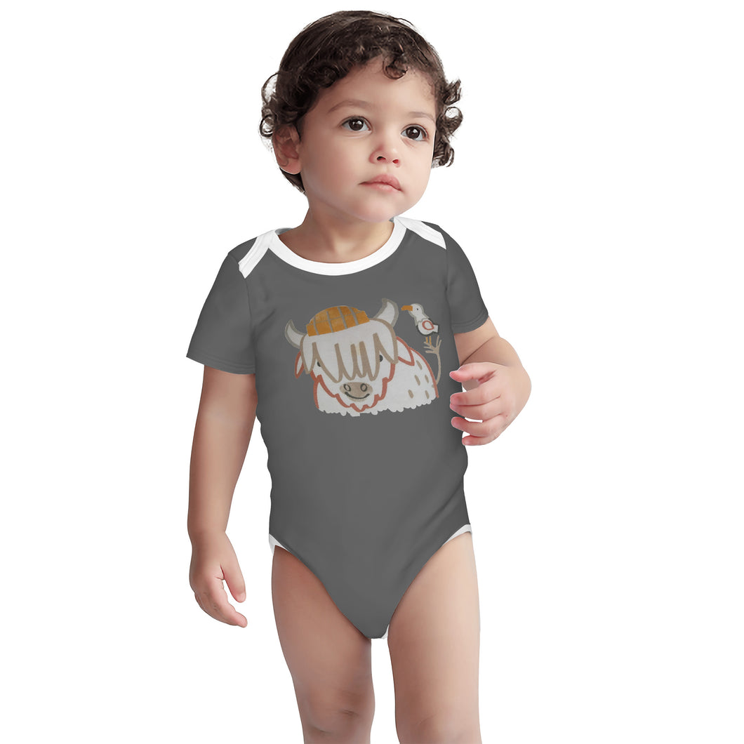 Ti Amo I love you - Exclusive Brand - Baby Short Sleeve Baby Onesie - One-Piece Bodysuit Romper Onesie - Sizes 0-24mths