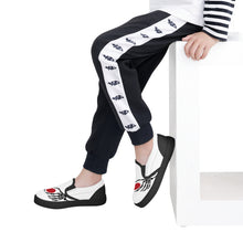 Load image into Gallery viewer, Ti Amo I love you - Exclusive Brand  - White - Skeleton Hands with Heart  - Kids Slip-on shoes - Black Soles
