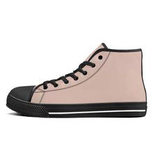 Load image into Gallery viewer, Ti Amo I love you - Exclusive Brand - High-Top Canvavs Shoes - Black Soles
