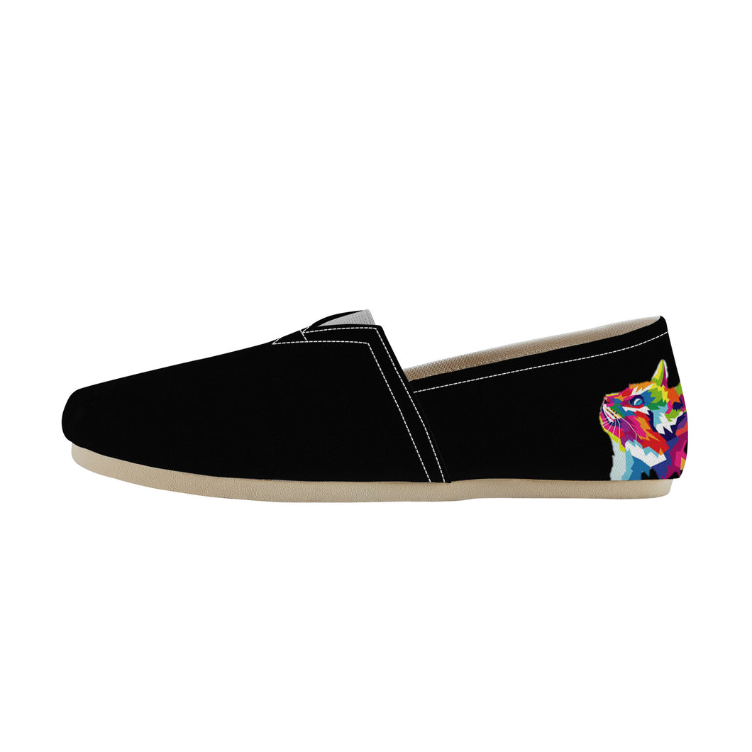 Ti Amo I love you  - Exclusive Brand  - Black Cat - Casual Flat Driving Shoe