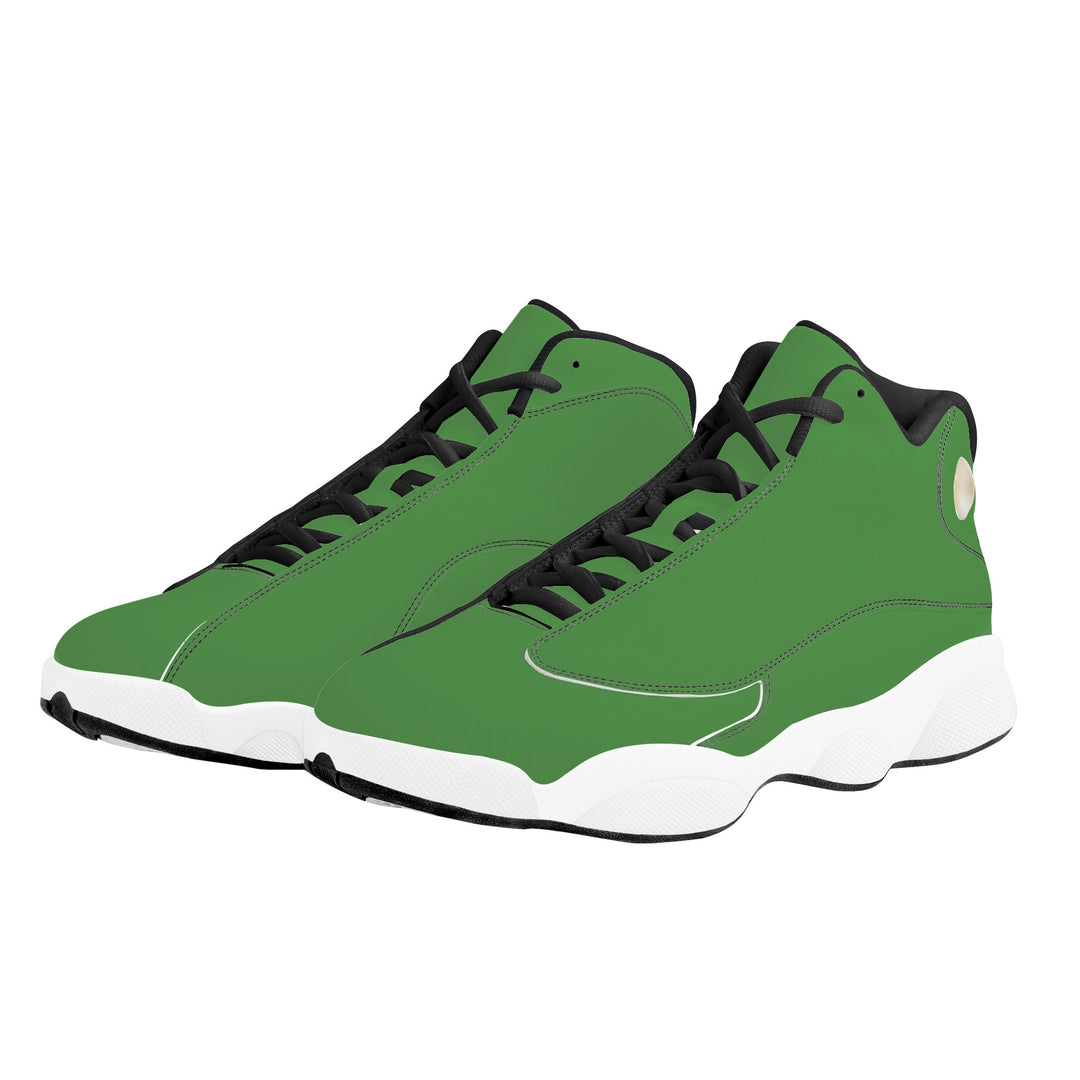 Ti Amo I love you  - Exclusive Brand  - Bamboo Green - Mens / Womens - Unisex Basketball Shoes - Black Laces