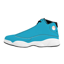 Load image into Gallery viewer, Ti Amo I love you  - Exclusive Brand  - Ball Blue -Mens / Womens - Unisex  Basketball Shoes - Black Laces
