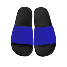 Load image into Gallery viewer, Ti Amo I love you - Exclusive Brand  - Persian Blue - Slide Sandals - Black Soles
