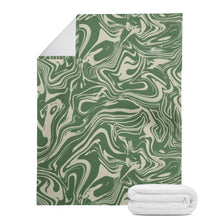 Load image into Gallery viewer, Ti Amo I love you - Exclusive Brand- Cactus &amp; Malta Swirl - Micro Fleece Blankets
