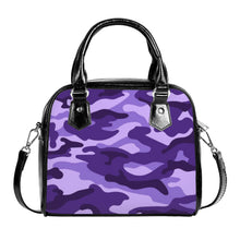 Load image into Gallery viewer, Ti Amo I love you - Exclusive Brand - Minsk, Grape 2, Mauve 2, Fushia Blue &amp; Jacarta Camouflage - Shoulder Handbag
