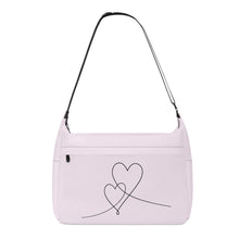 Load image into Gallery viewer, Ti Amo I love you - Exclusive Brand - Amour - Double Script Heart - Journey Computer Shoulder Bag
