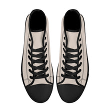 Load image into Gallery viewer, Ti Amo I love you - Exclusive Brand - High-Top Canvas Shoes - Black Soles
